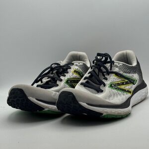 New Balance Fresh Foam 680 Shoes Mens Size 11 Black White Green Running Sneakers